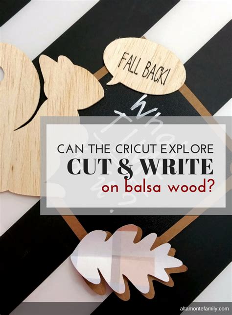 Now you might have to fiddle a little bit with your. Can The Cricut Explore Air Cut And Write On Balsa Wood?