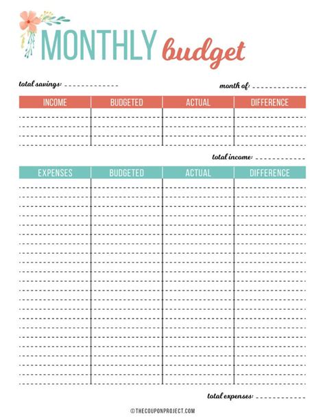 Free Budget Printables To Help Plan Your Finances In 2024 Financial