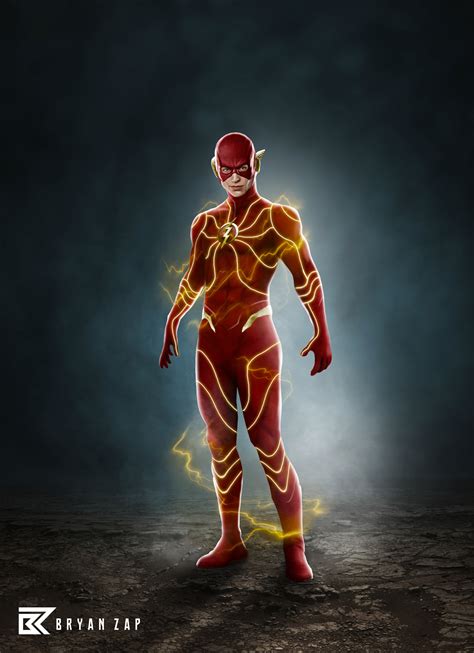 Artstation The Flash Movie Concept Art Suit