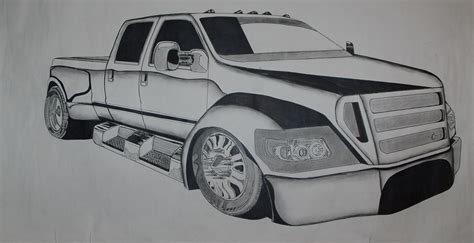Pencil Drawing Of Trucks Pin By Graphite Drawings Drawcolordesign