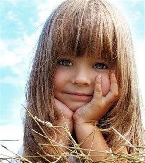 Side swept curly hair really make for one of the coolest wavy kids haircuts. Pin on little girl's hair