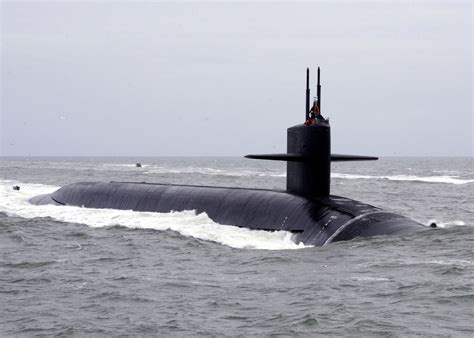 Centcom Commander Embarks Uss West Virginia Ballistic Missile Submarine