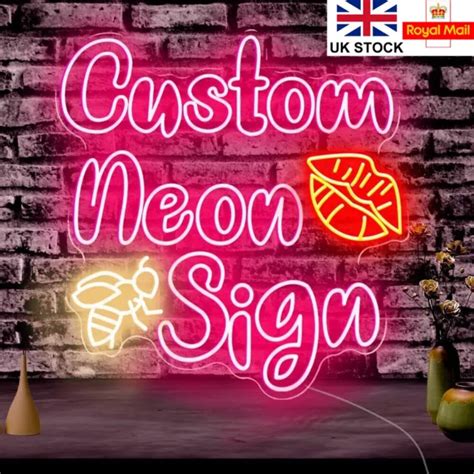 Custom Led Neon Signs Wedding Birthday Party Beer Bar Game Cafe Room