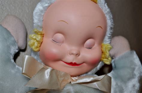 Vintage Knickerbocker Sleepy Head Doll With Tag Stuffed