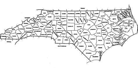 Nc County Map