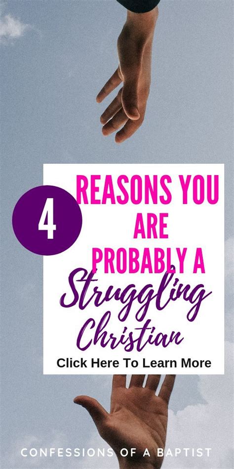 4 Reasons You Are A Probably Struggling Christian Are You A