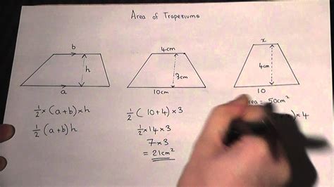 Whereas if you're glancing down or to the side while talking, and slouched over, your answer. Area of a Trapezium : How to Calculate the Area Easily ...