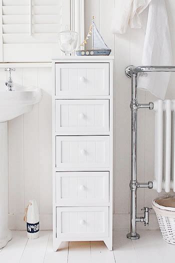 Please tap the 'more' tab for details, handmade by our team at the 3 bathroom shelves are all approx. Maine Narrow tall Freestanding Bathroom Cabinet with 5 ...