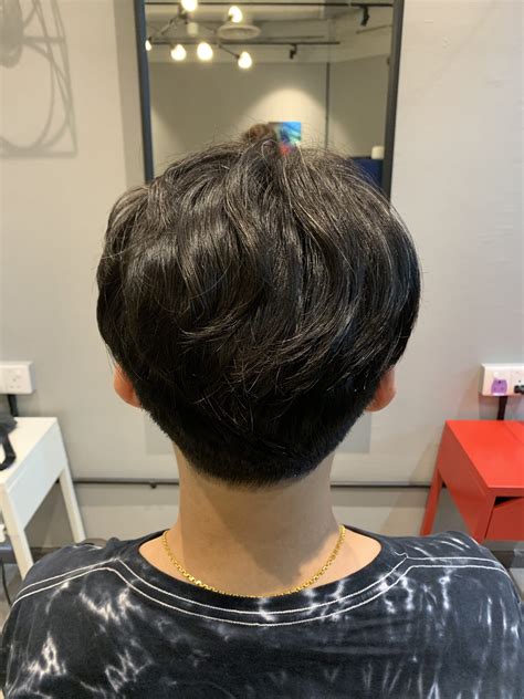 Mens Perm Cut The Wiz Korean Hair Salon Singapore