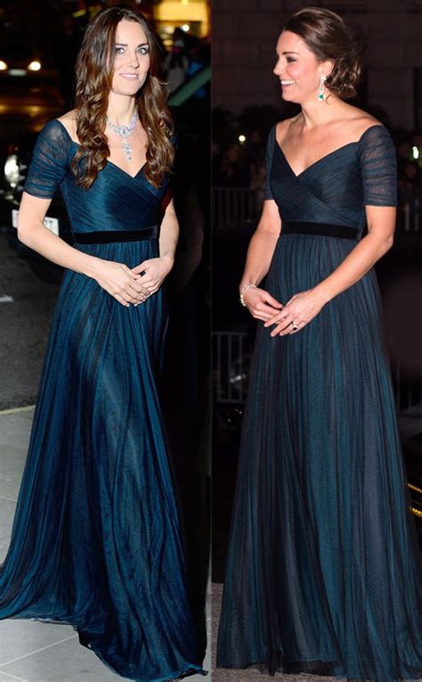 Jenny Packham Teal Gown From Kate Middleton S Recycled Looks E News