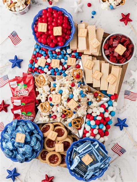 4th Of July Snack Board