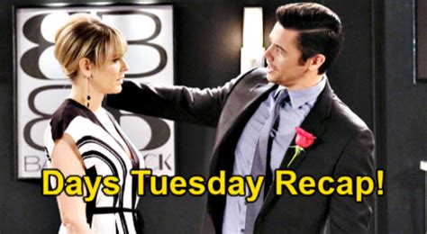 Days Of Our Lives Spoilers Tuesday June 15 Recap Nicole Punches Xander Marlena Spots Sami