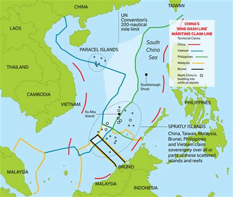 The sea is one of the primary routes for international trade, and many claimants. South China Sea A Cauldron of Conflicting Claims - SP's ...