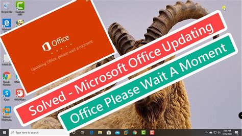 Solved Microsoft Office Updating Office Please Wait A Moment Youtube