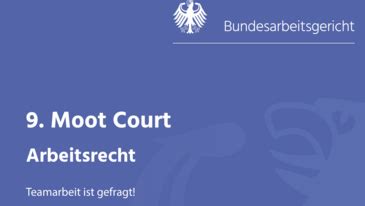 9 Moot Court Arbeitsrecht im Wintersemester 2023 24 Universität Bremen