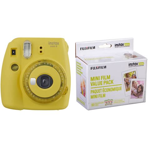 Fujifilm Instax Mini 9 Instant Film Camera With Instant Film Kit