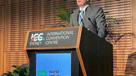 Wada President Opens Global Education Conference In Sydney World Anti