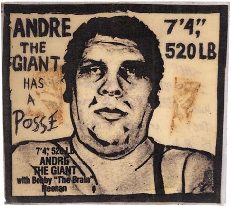 Shepard Faireys Original Andre The Giant Has A Posse Andre The