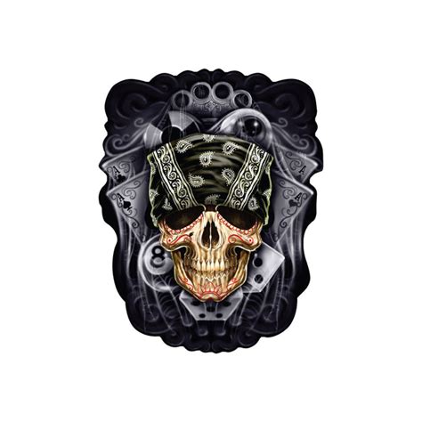 Skull Bandana Sticker Lethal Threat