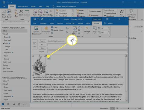 How To Insert An Inline Image In An Outlook Message