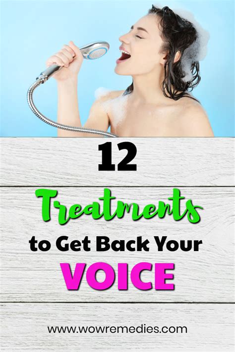 How To Get Your Voice Back Fast Overnight Home Remedies Remedy For