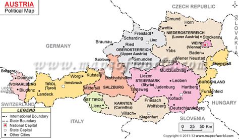 Map Of Austria