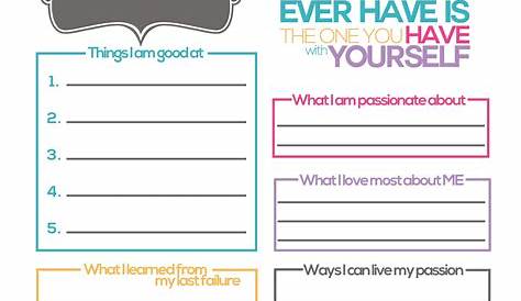 self-motivation worksheets