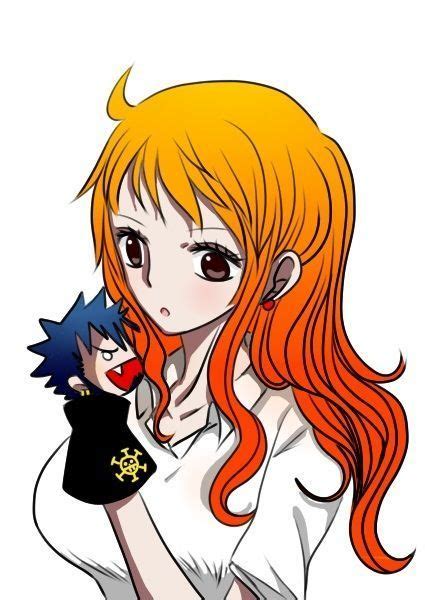 Law And Nami One Piece Nami One Piece Anime Comic Illustration