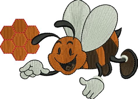 Honey Bee Free Embroidery Design | Embroidery designs free download, Embroidery designs, Machine ...