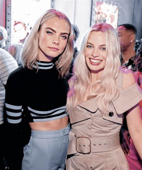 Margot Robbie Has No Clue That Cara Is Going To Selectives