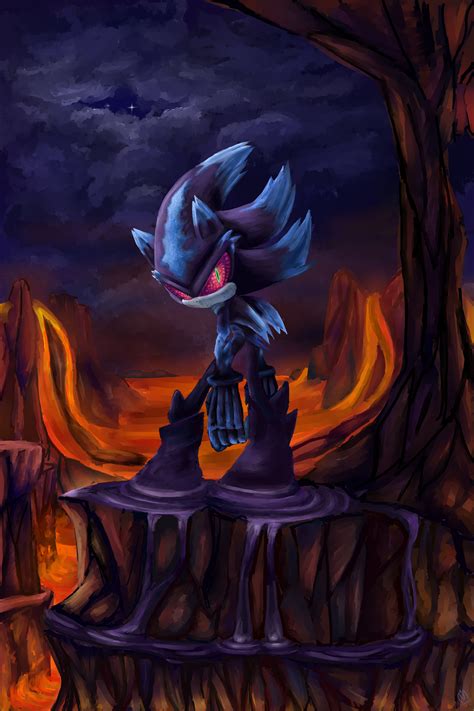 Mephiles The Dark Sonic Fan Art Sonic And Shadow Sonic