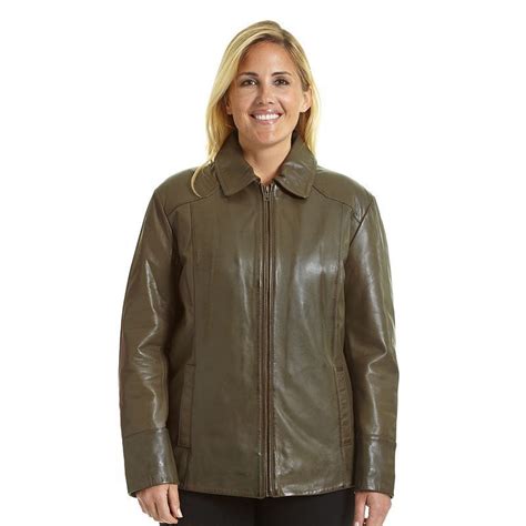 Plus Size Excelled Leather Scuba Jacket Jackets Jackets For Women