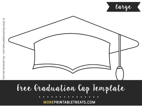 Printable Graduation Cap Top Template Free Printable Template