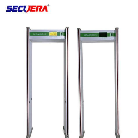 Walk Through Metal Detector Security Gate Use For Airport Security