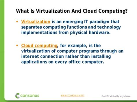 What Is Virtualization And Cloud Computing