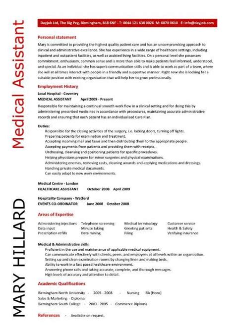 Cv templates for assistants approved by recruiters. medical assistant resume - Google Search | Medical ...