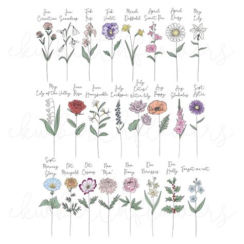 Single Birth Flower Digital File Only Need Email In Need Of A