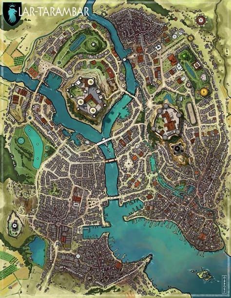 Dnd City Map By Water Dandd Maps In 2019 Fantasy Map Fantasy City