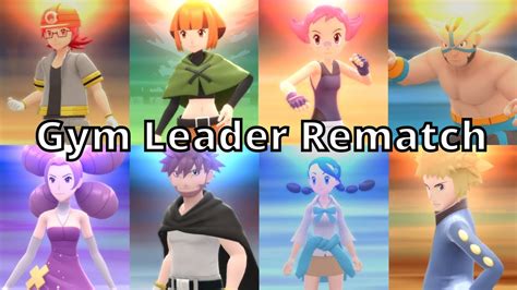 Gym Leader Rematch Pokemon Shining Pearl Youtube