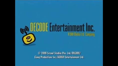 Agogoscrawl Studiosdecode Entertainmentytv Logo High Tone Youtube