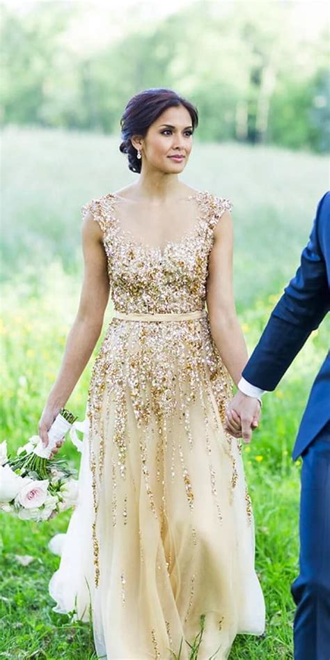 Gold Wedding Gowns 18 Gowns 2022 Guide And Faqs Gold Wedding Gowns