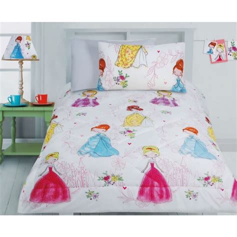 If your precious little one happens to be one of them, kidkraft can help you make what would a princess bedroom be without a princess bed? Princess Girls Comforter Set - Princess Bedding - Kids ...