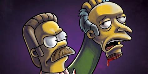 The Simpsons Treehouse Of Horror Turns Flanders Into A Monster