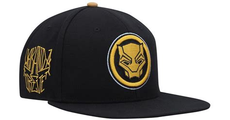 Marvel Panther Snapback Hat In Black For Men Lyst