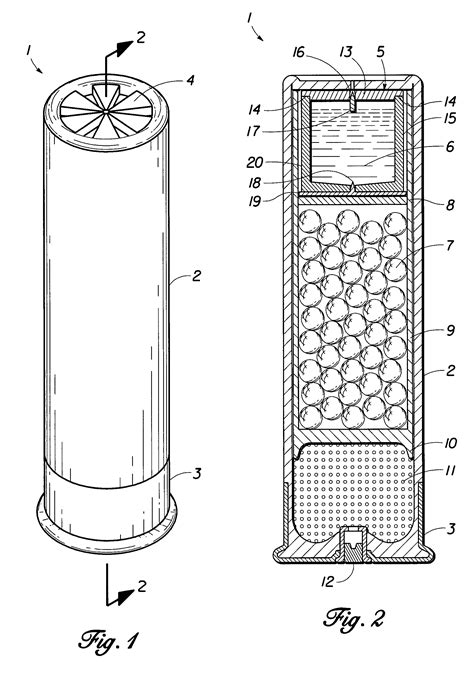Patent Us7926424 Liquid Mist Tracer For Shotgun