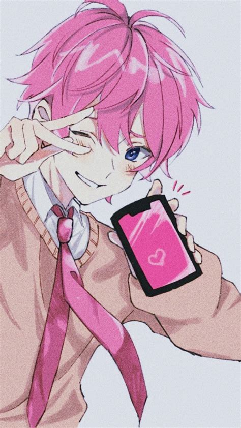 Cute Boy Anime Boy Anime Pink Anime Pink Boy Cute Pink Cute Pink