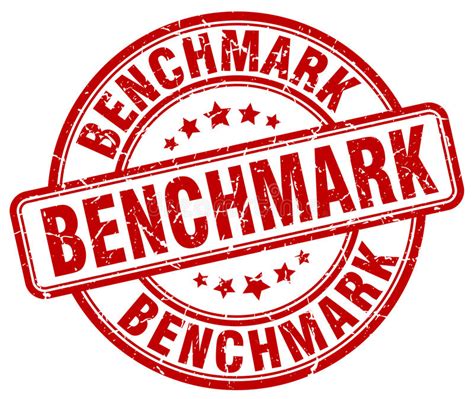 Benchmark Stamp Illustration Stock Vector Illustration Of Green