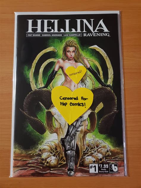 Hellina Ravening Deadly Beauty Nude Variant Cover Comic Books