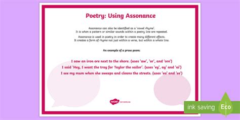 Assonance Meaning In Literature Helpful Teaching Wiki