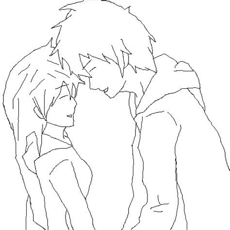 Base Anime Couple Boyfriend Girlfriend Anime Couple Drawing Base